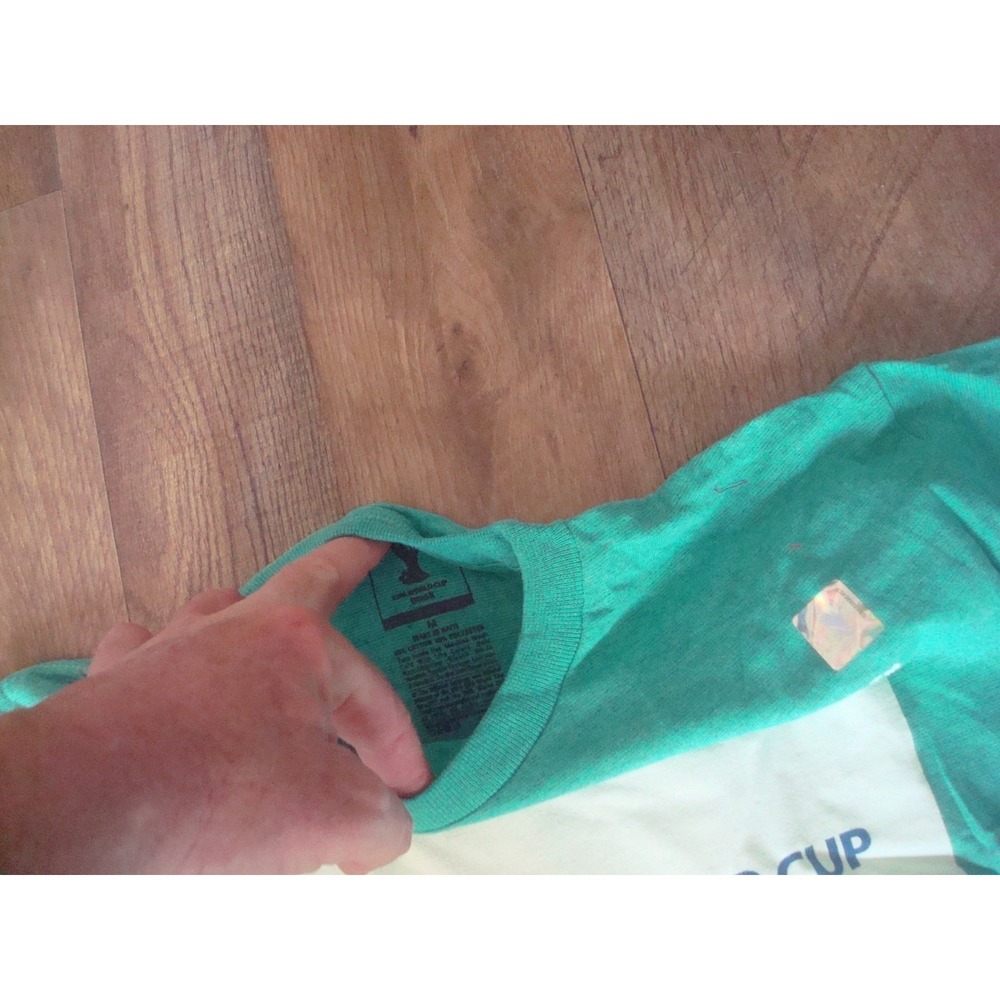SMALL BRASIL BRAZIL WORLD CUP MENS T-SHIRT SHIRT  DEADSTOCK  VINTAGE ST1 - Picture 3 of 6